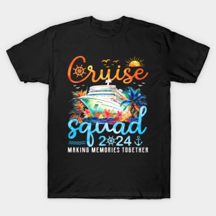 Cruise Squad 2024 Family Group Matching Summer Vacation T-Shirt